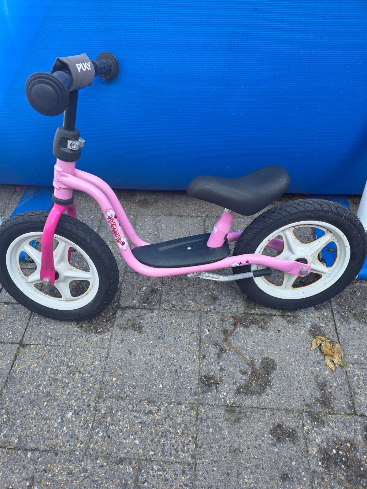 Loopfiets, Ophalen, Loopfiets