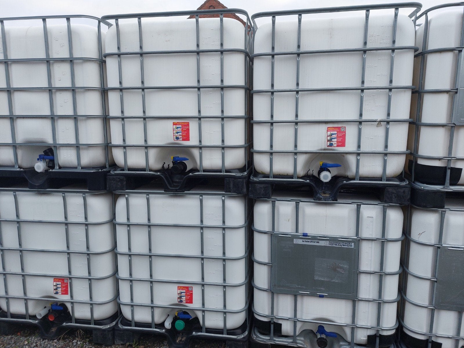 ibc container anti algen, Ophalen