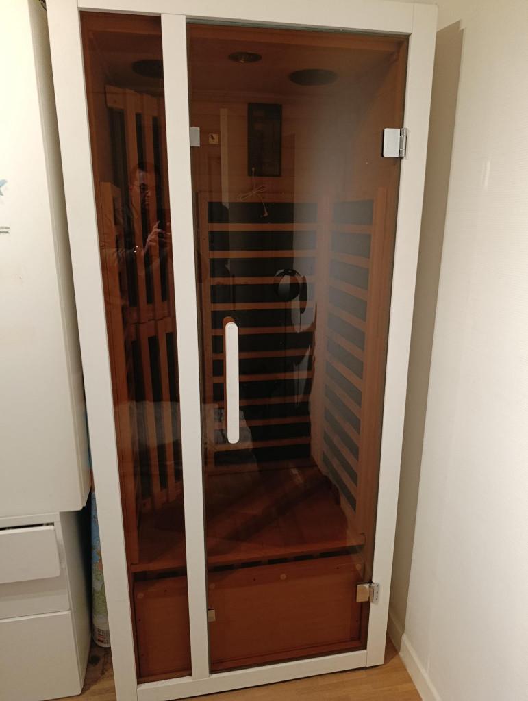 Uitschuifbare infraroodcabine, Sport en Fitness, Sauna, Ophalen, Gebruikt, Infrarood