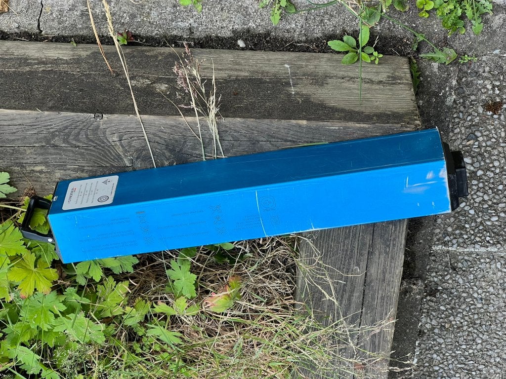 Defecte Stromer batterij 983 BQ (blauw), Fietsen en Brommers, Ophalen, Gebruikt, 30 tot 50 km per accu, Stromer