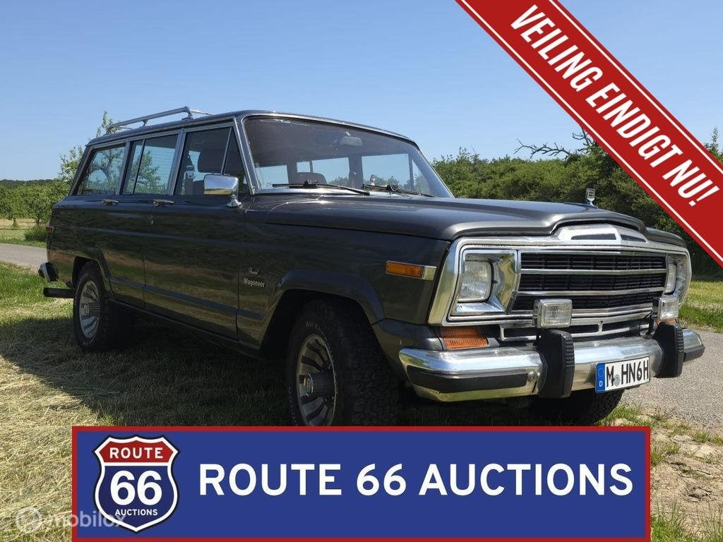 Jeep Grand Wagoneer | 1986 | Route 66 Auctions, Autos, Jeep, Achat, Entreprise, Boîte manuelle