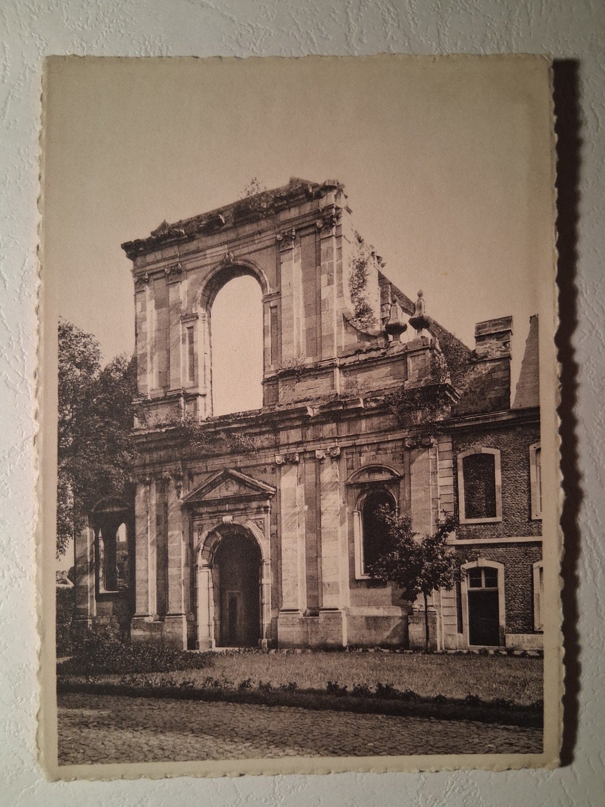 vintage Postkaart Abdij van D'Aulne, Collections, Enlèvement ou Envoi