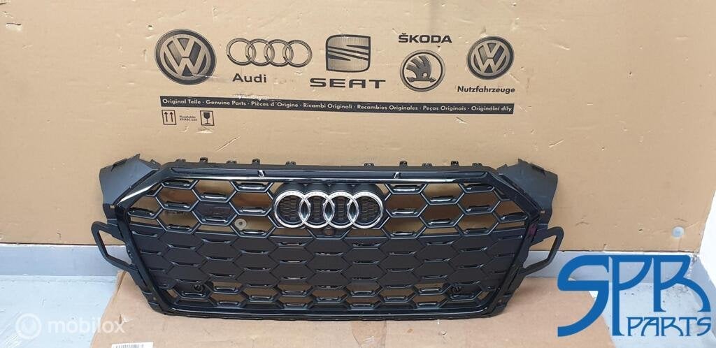 S5 8W6 B9 FACELIFT GRILL Grille ZWART HOOGGLANS 360 CAM PDC, Auto-onderdelen, Audi, Nieuw, Audi, Ophalen of Verzenden