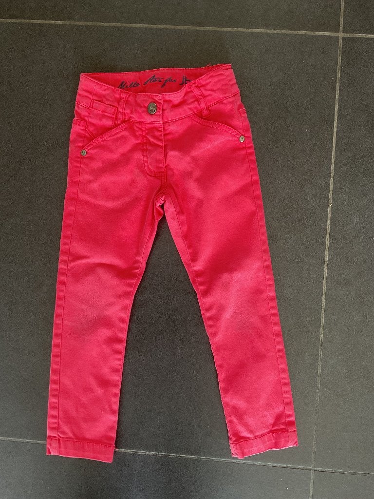 Broek jeans roze JBC maat 92, Kinderen en Baby's, Kinderkleding | Maat 92, Broek, Gebruikt, Meisje, JBC