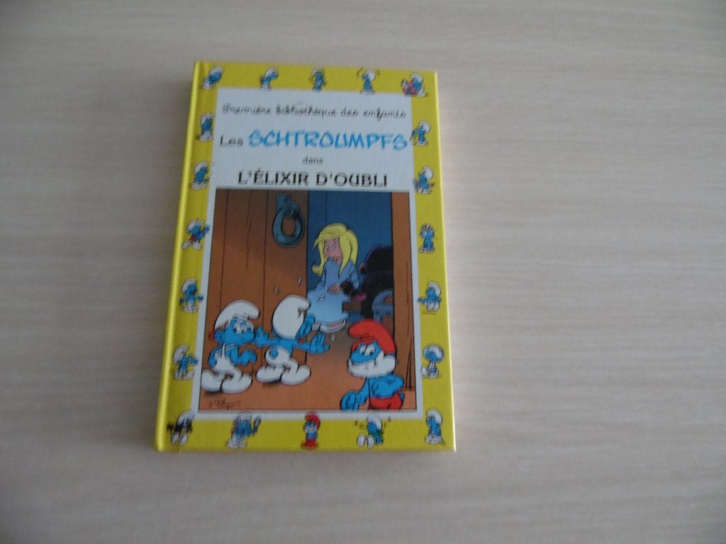 LES SCHTROUMPFS     DANS L'ÉLIXIR D'OUBLI, Peyo, Enlèvement ou Envoi, Fiction général, Comme neuf