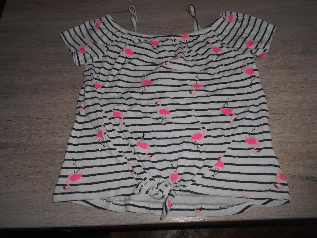 zomers t shirt maat 134 - 140, Kinderen en Baby's, Kinderkleding | Maat 134, C&A, Meisje, Ophalen of Verzenden, Zo goed als nieuw