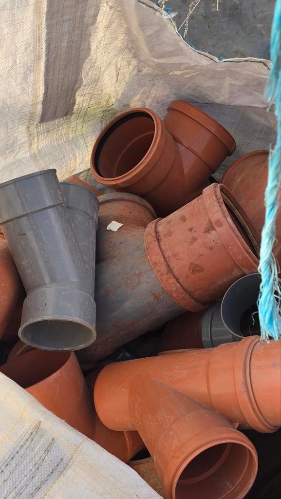 PVC buizen en hulpstukken (riolering) — NIEUW, Ophalen, PVC, Bochten
