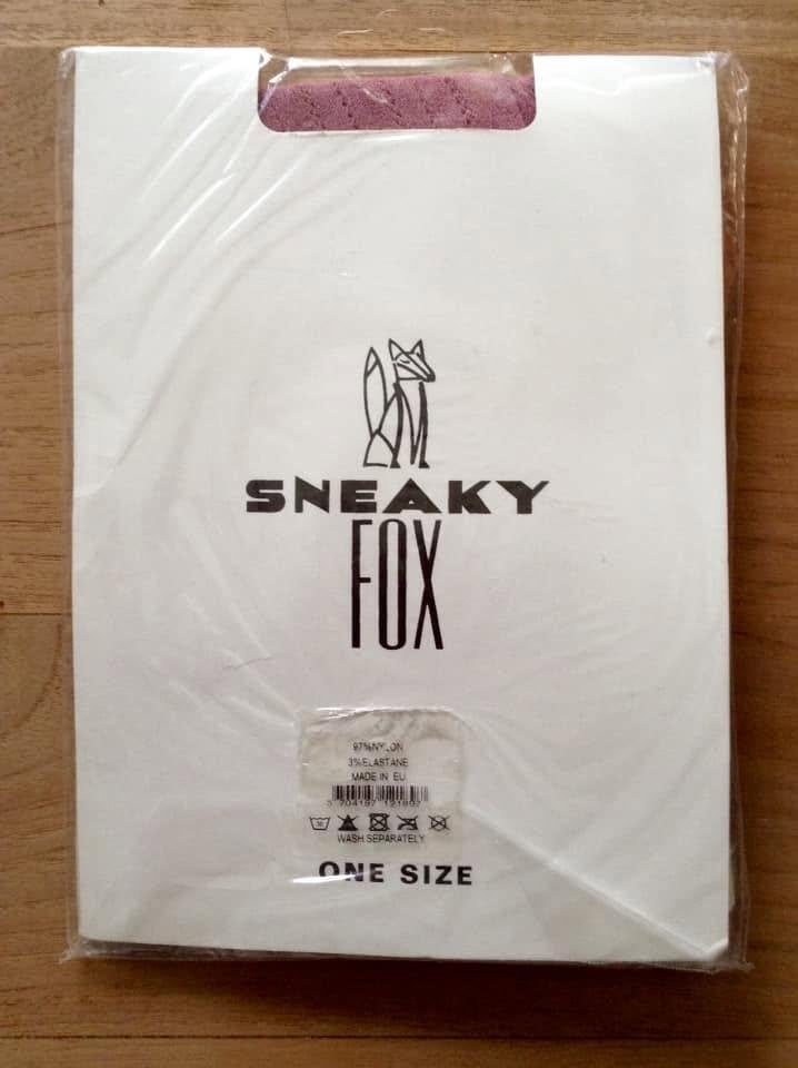 Sneaky Fox textuur panty "Perla" – One Size – Dark Mauve, Paars, Nieuw, Ophalen of Verzenden, Sneaky Fox