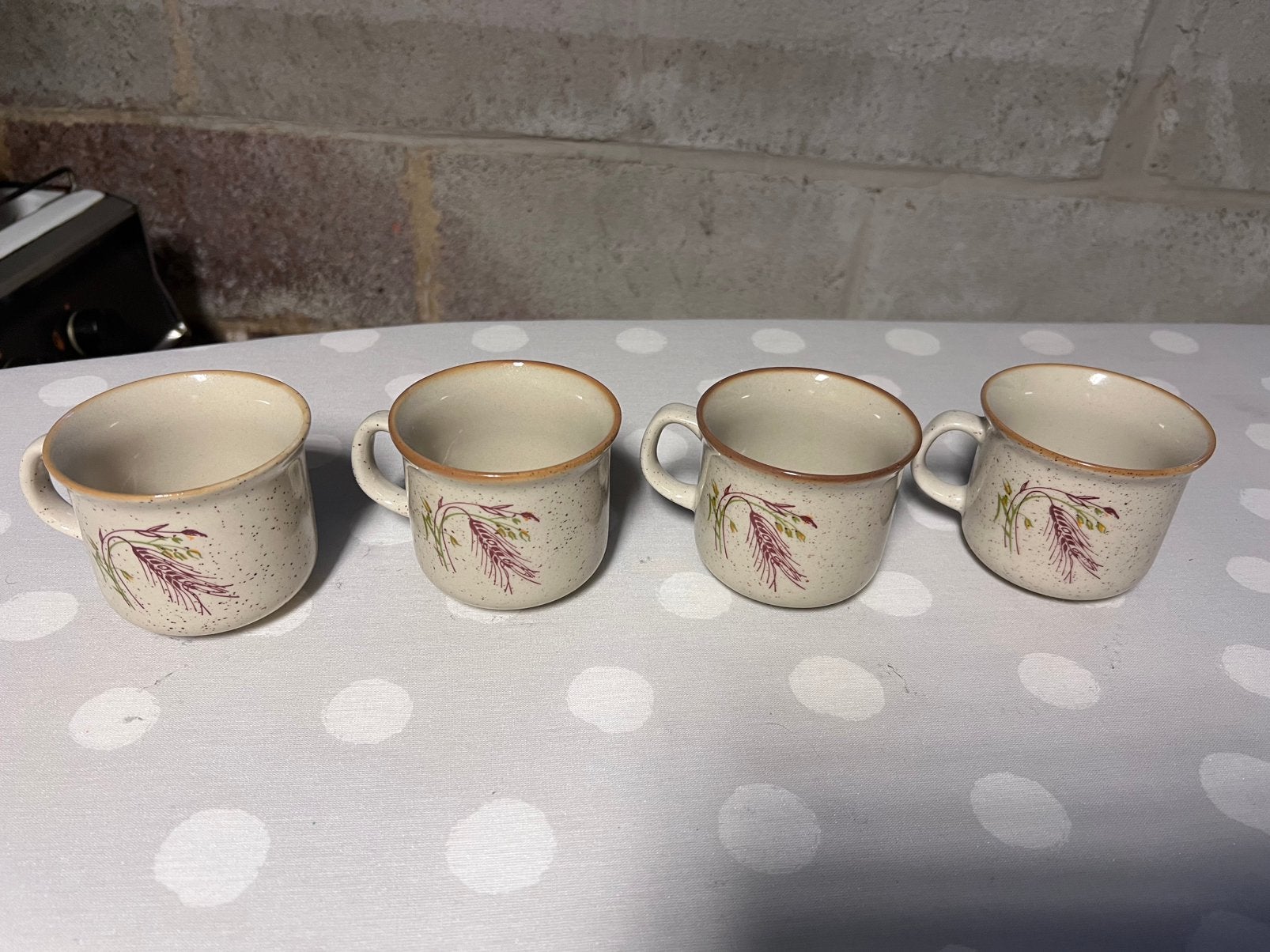 4 tasses en porcelaine, Ophalen of Verzenden
