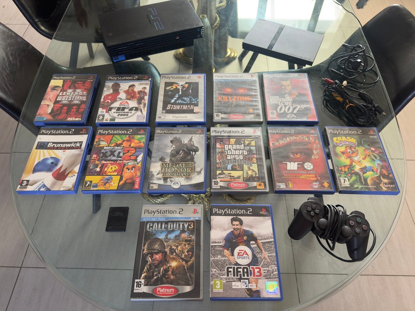 Playstation 2 pakket te koop, Ophalen, Zo goed als nieuw