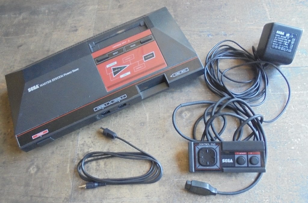 Sega Master System spelconsole (zie foto's), Games en Spelcomputers, Master System, Ophalen of Verzenden, Met 1 controller, Gebruikt