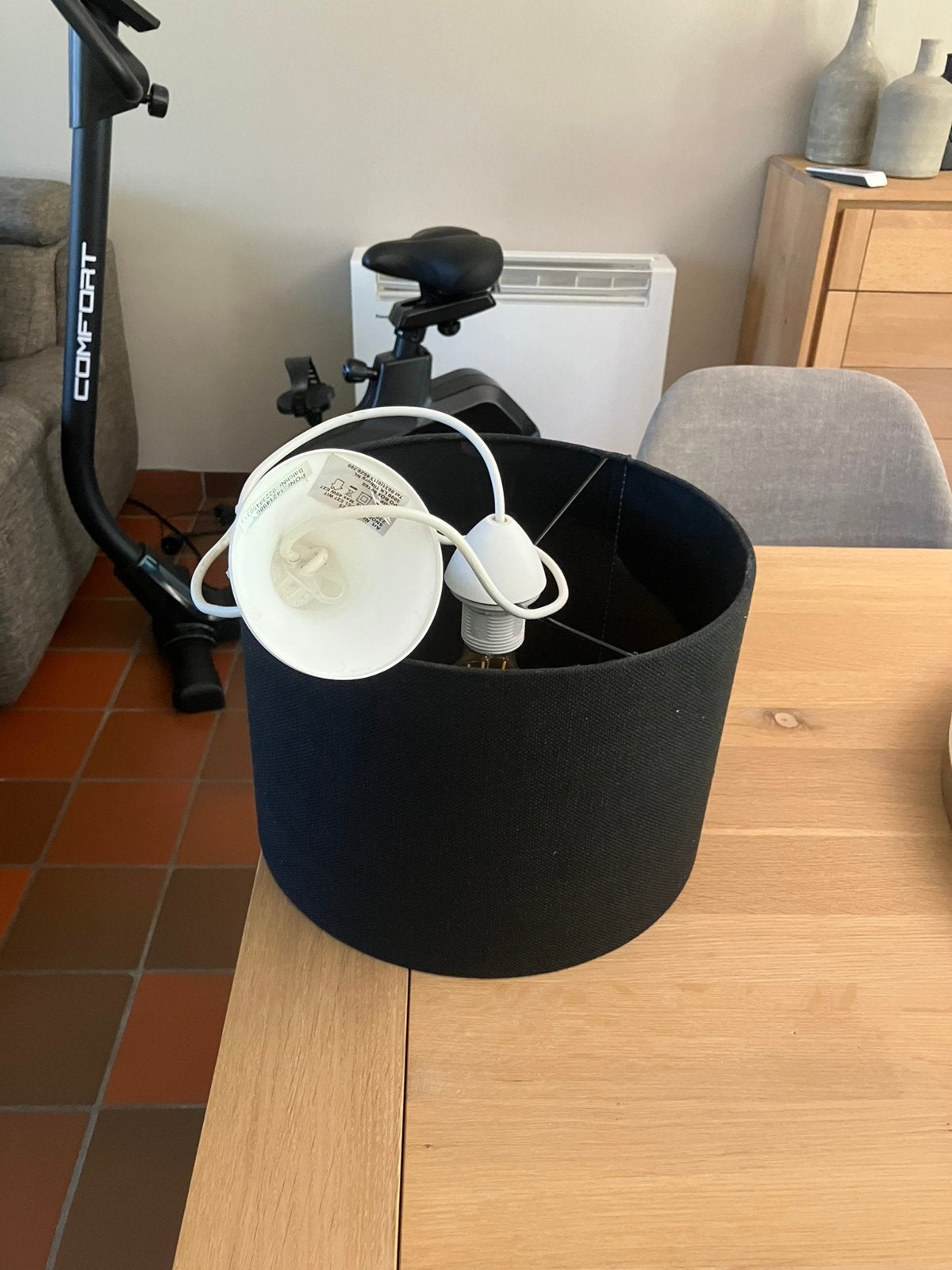 Lamp, Ophalen, Zo goed als nieuw