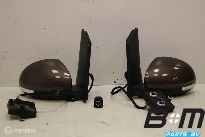 Set elek. inklapbare spiegels VW Sharan 7N RHD 7N0959792C, Auto-onderdelen, Gebruikt