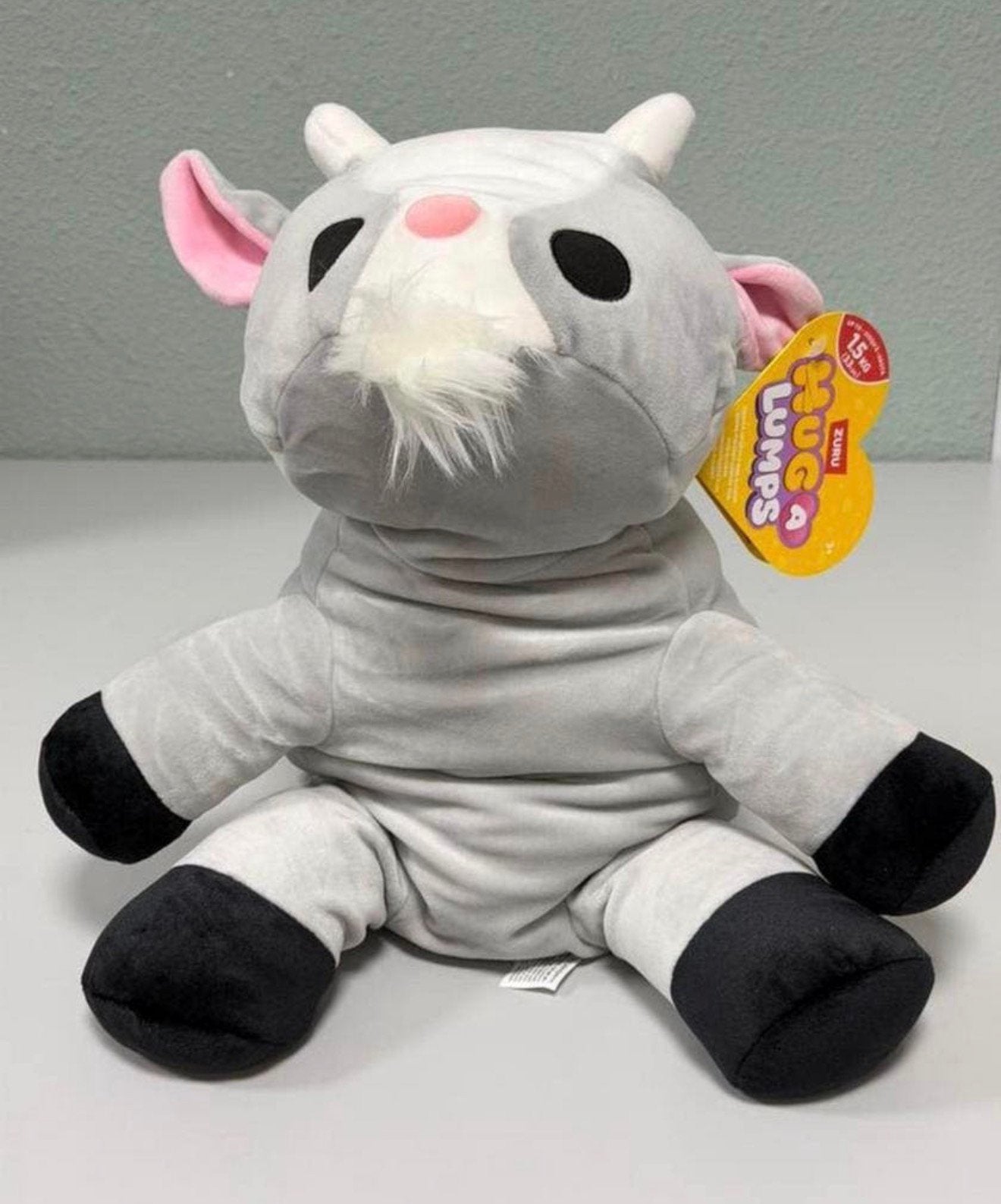 ZURU Hug a Lumps XL Pluche knuffel van 1.5 KG - 50cm - Geit, Kinderen en Baby's, Speelgoed | Knuffels en Pluche, Ophalen of Verzenden