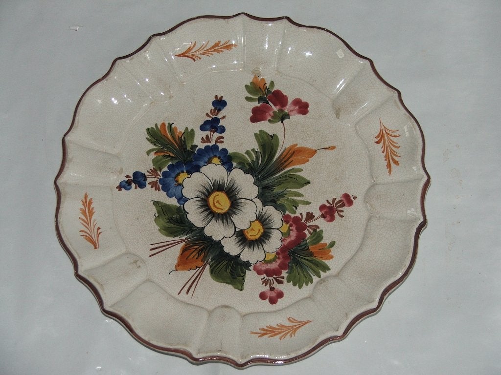 Handgeschilderde Schotel - Bassano Keramiek, Ophalen of Verzenden