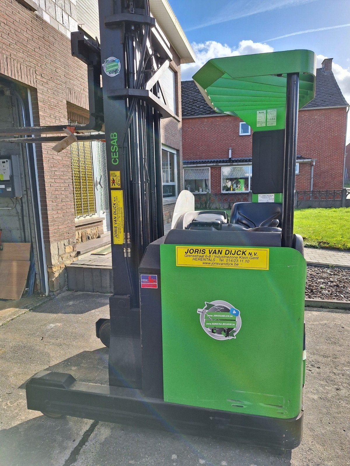 zijlader cesab, Zakelijke goederen, Ophalen, Zijlader