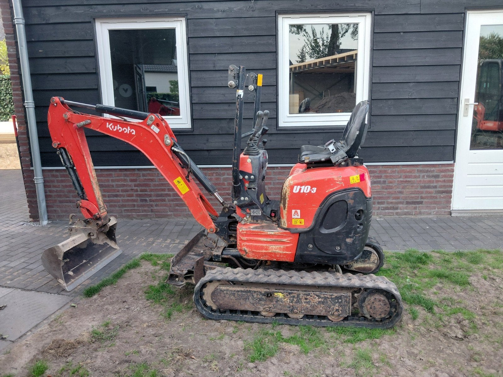 Minigraver Kubota U10-3 ( Bj 2016 ) Minikraan Graafmachine, Ophalen