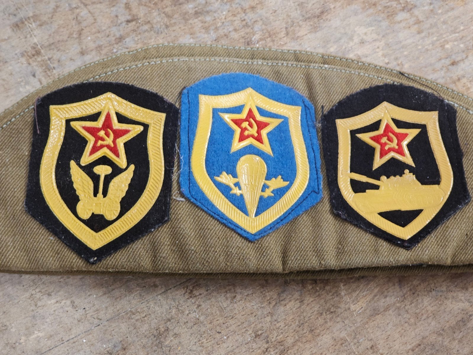 Russische Sovjet-Unie militaire pet, legerpilotenmuts met ve, Verzamelen, Ophalen of Verzenden
