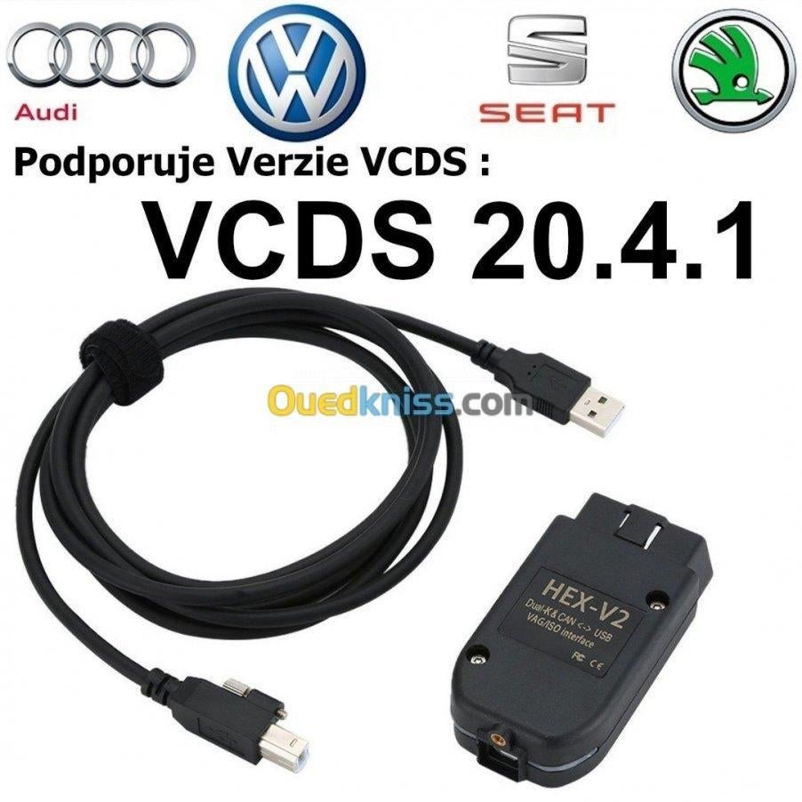 VCDS vagcom version 25.7 REAL HEX V2 Audi-vw-seat-Skoda, Enlèvement ou Envoi, Neuf
