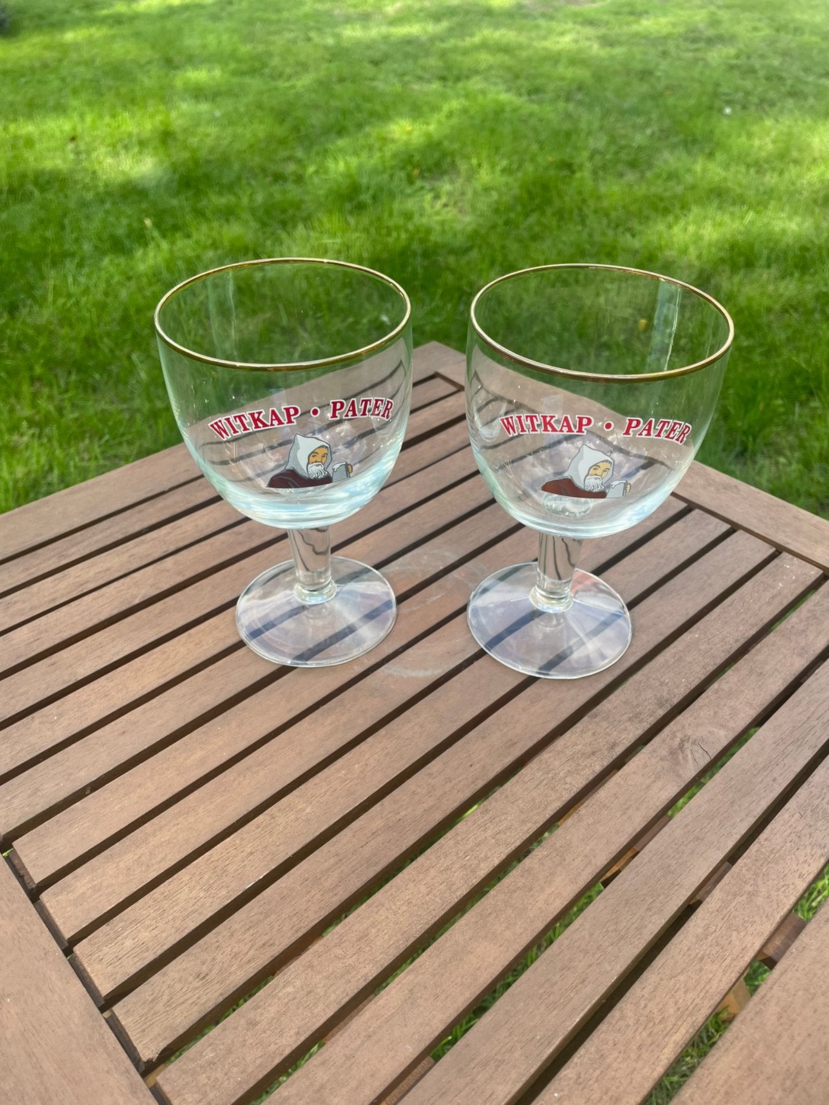 Witkap glazen, Enlèvement, Comme neuf, Verre à bière