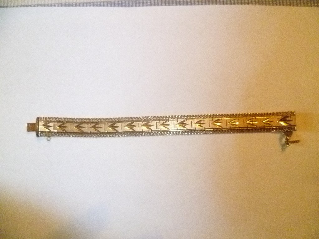 verguld gouden armband, Bijoux, Sacs & Beauté, Bracelets, Enlèvement, Utilisé