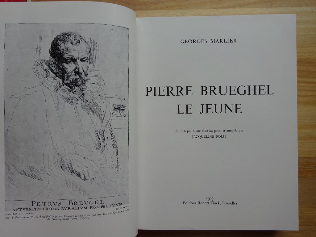 Pierre Brueghel le Jeune, monographie, 1969, éd. Finck, Antiquités & Art, Enlèvement ou Envoi