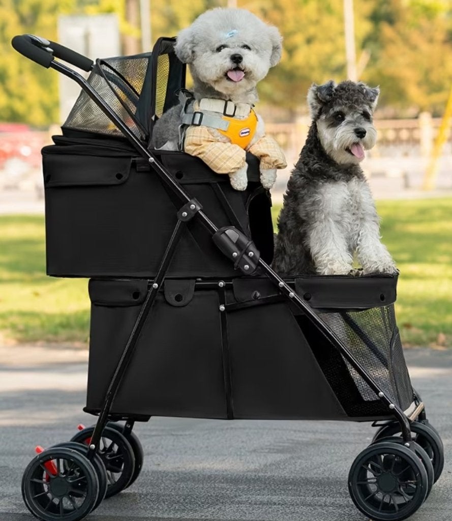NIEUWE dubbele hondenbuggy, Enlèvement, Neuf, Poussette pour chien