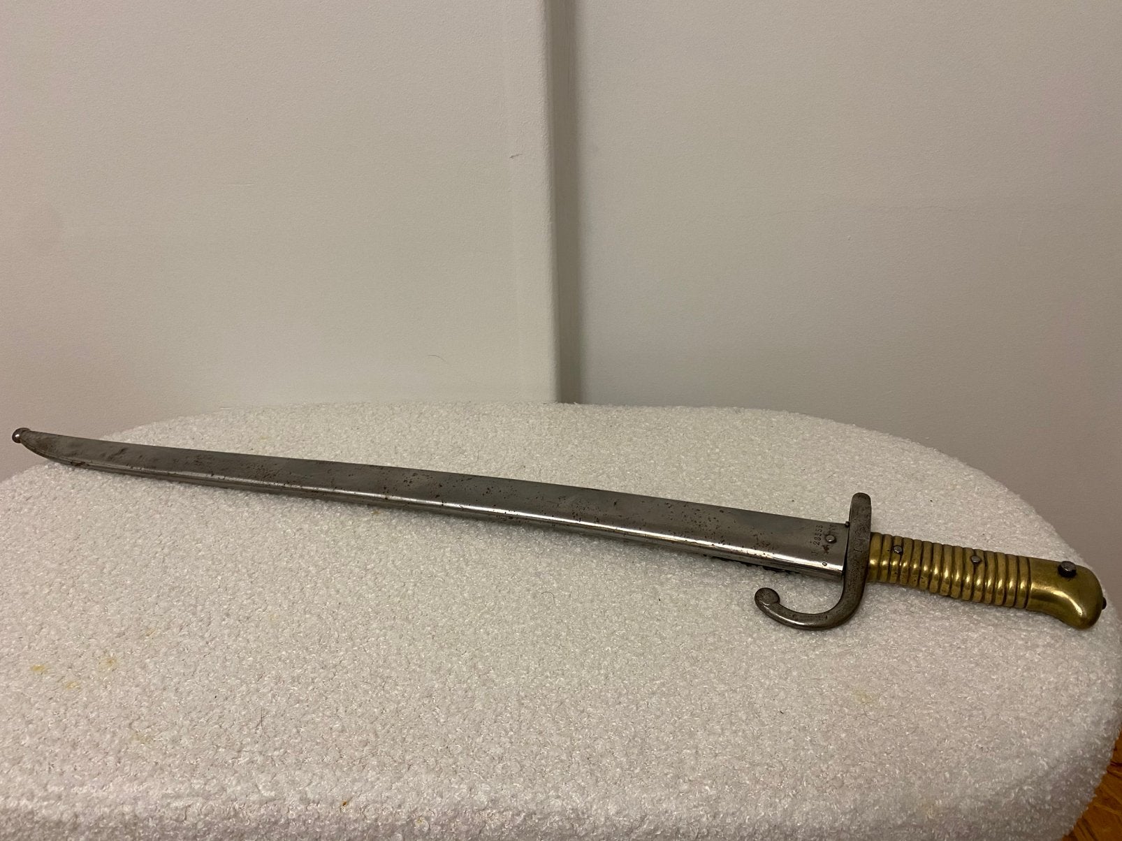 Franse bajonet 1868, Verzamelen, Militaria | Algemeen, Landmacht, Zwaard of Sabel, Ophalen of Verzenden