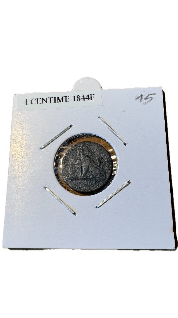 LEOPOLD I: 1 cent 1844F, Ophalen of Verzenden
