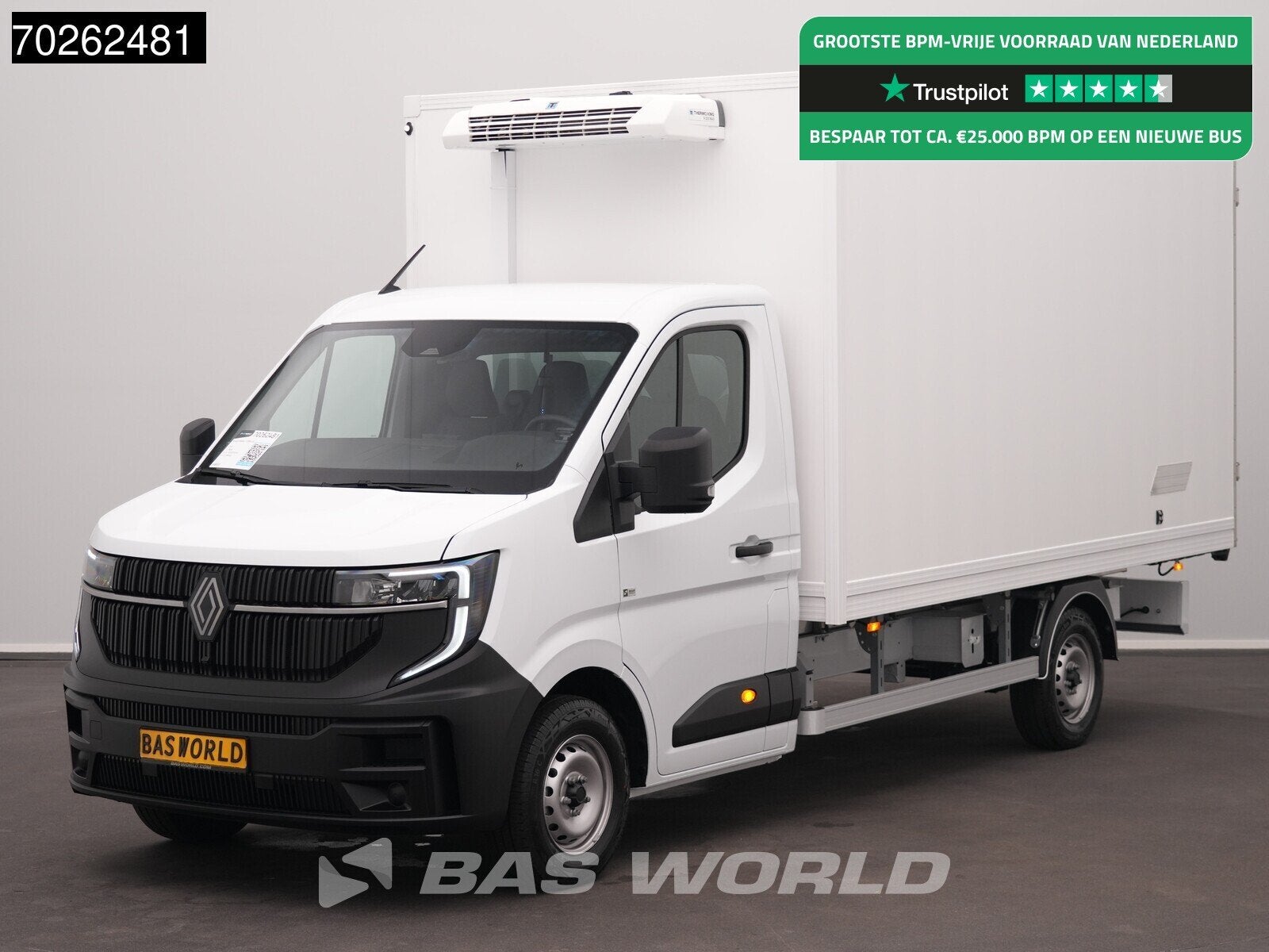 Renault Master 170PK BPM VRIJ! -15 Vries Koelwagen 2025model, Auto's, 1998 cc, Stof, Euro 6, 4 cilinders