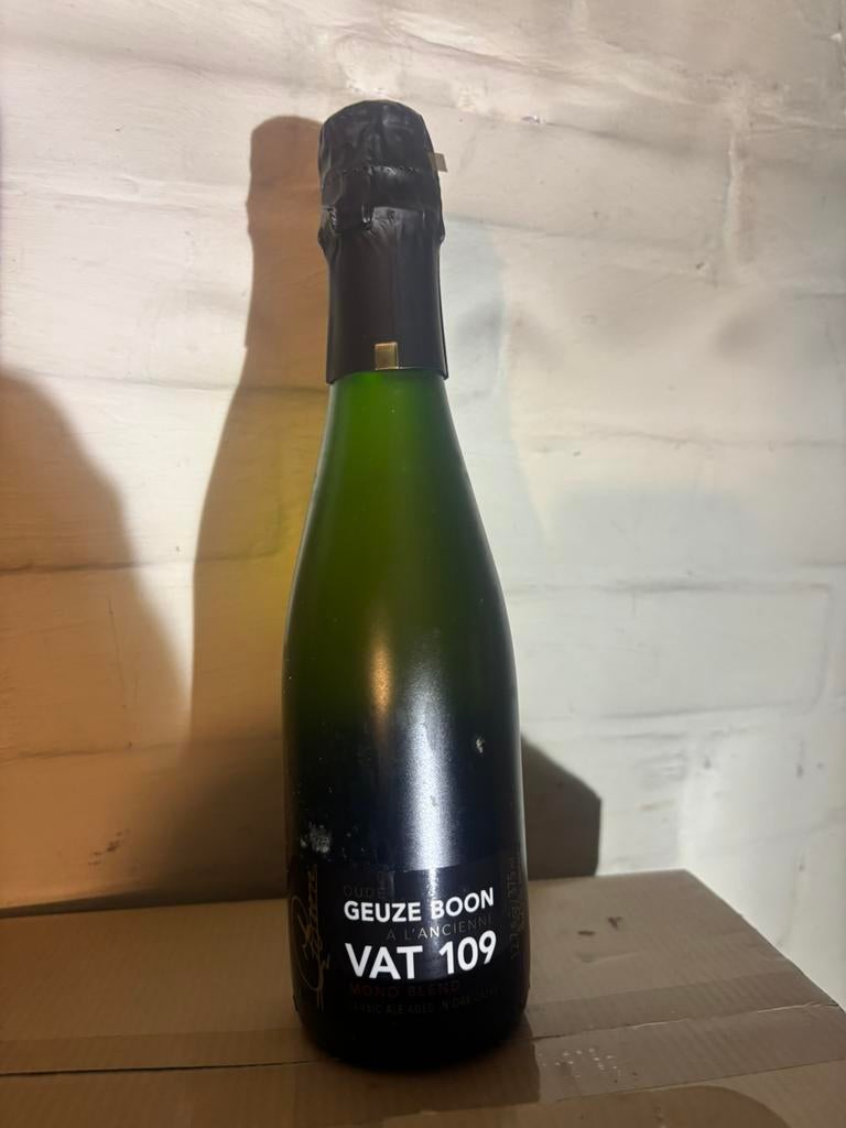 Geuze BOON VAT 109 - 2016 - 12 flessen, Verzamelen, Ophalen, Zo goed als nieuw