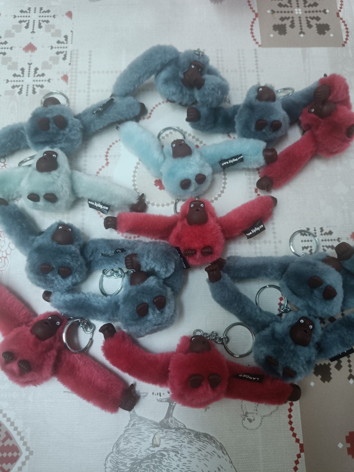 Kipling aapjes 2€ per stuk, Ophalen