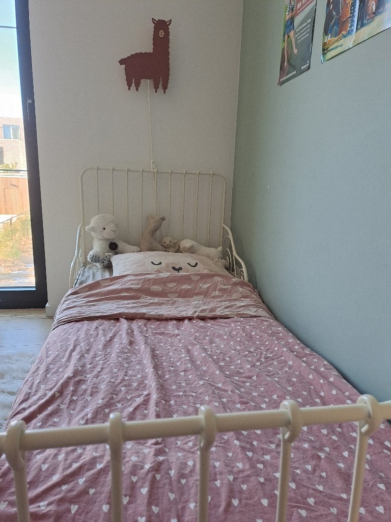 Minnen meegroeibed Ikea, Sommier à lattes, 70 à 85 cm, Enlèvement, 180 cm ou plus