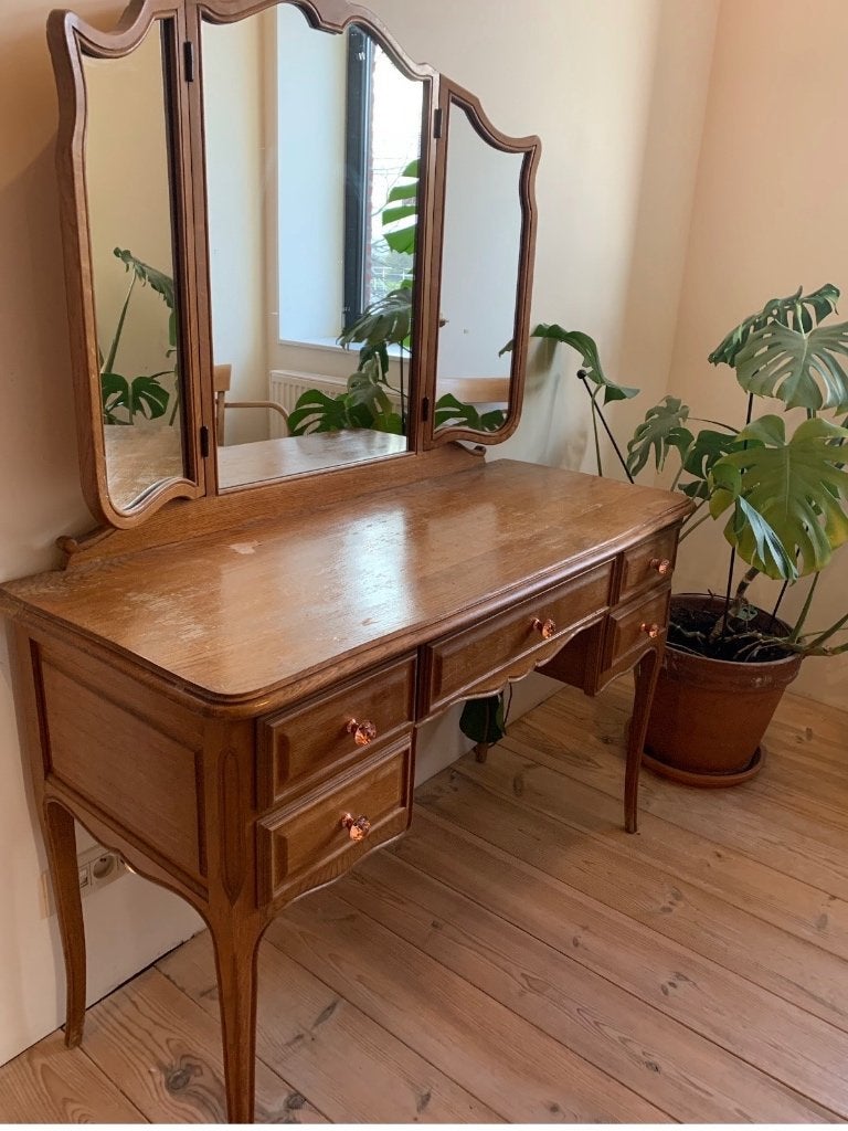 Kaptafel vintage, Ophalen, Gebruikt