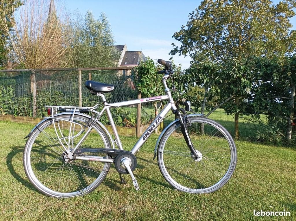 Vélo homme type hollandais, Vitesses, Frein sur jante, 65 cm ou plus, Comme neuf