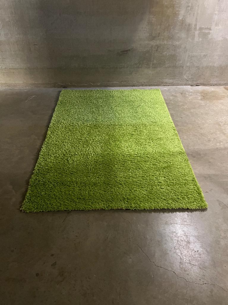 Groen tapijt, Huis en Inrichting, 100 tot 150 cm, Ophalen of Verzenden, Zo goed als nieuw, 150 tot 200 cm