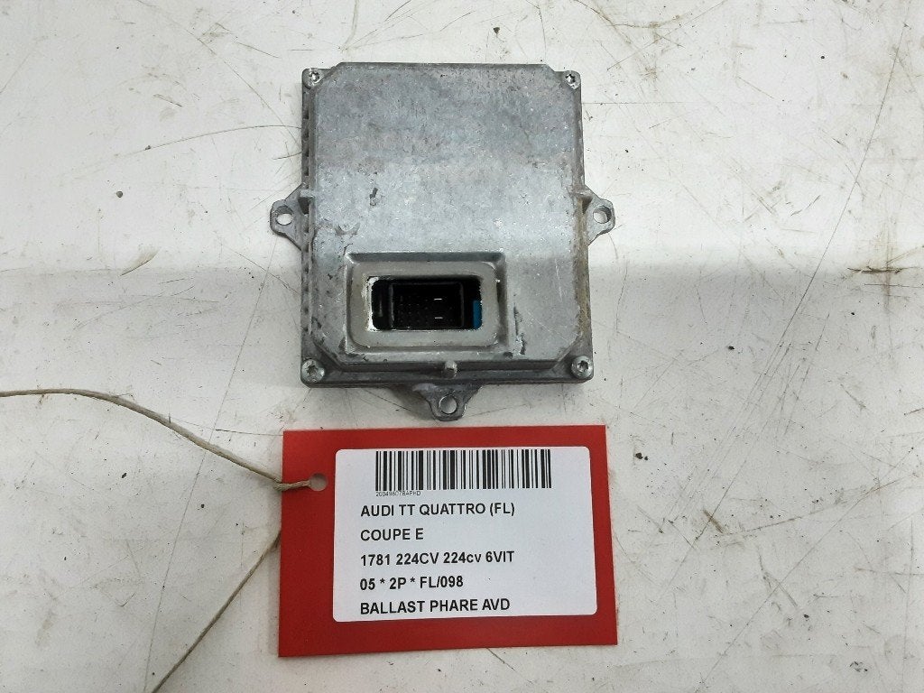 BALLAST DE PHARE XENON DROIT Audi TT (8N3) (1307329066), Mevr. I. Hauben, Audi, Utilisé, Rue de l'Espoir 34 34
4030  GRIVEGNÉE, BE