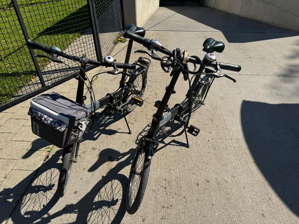 2 identieke Plooifietsen Dahon Vitesse D7, Ophalen, Gebruikt, Velgrem, Versnellingen
