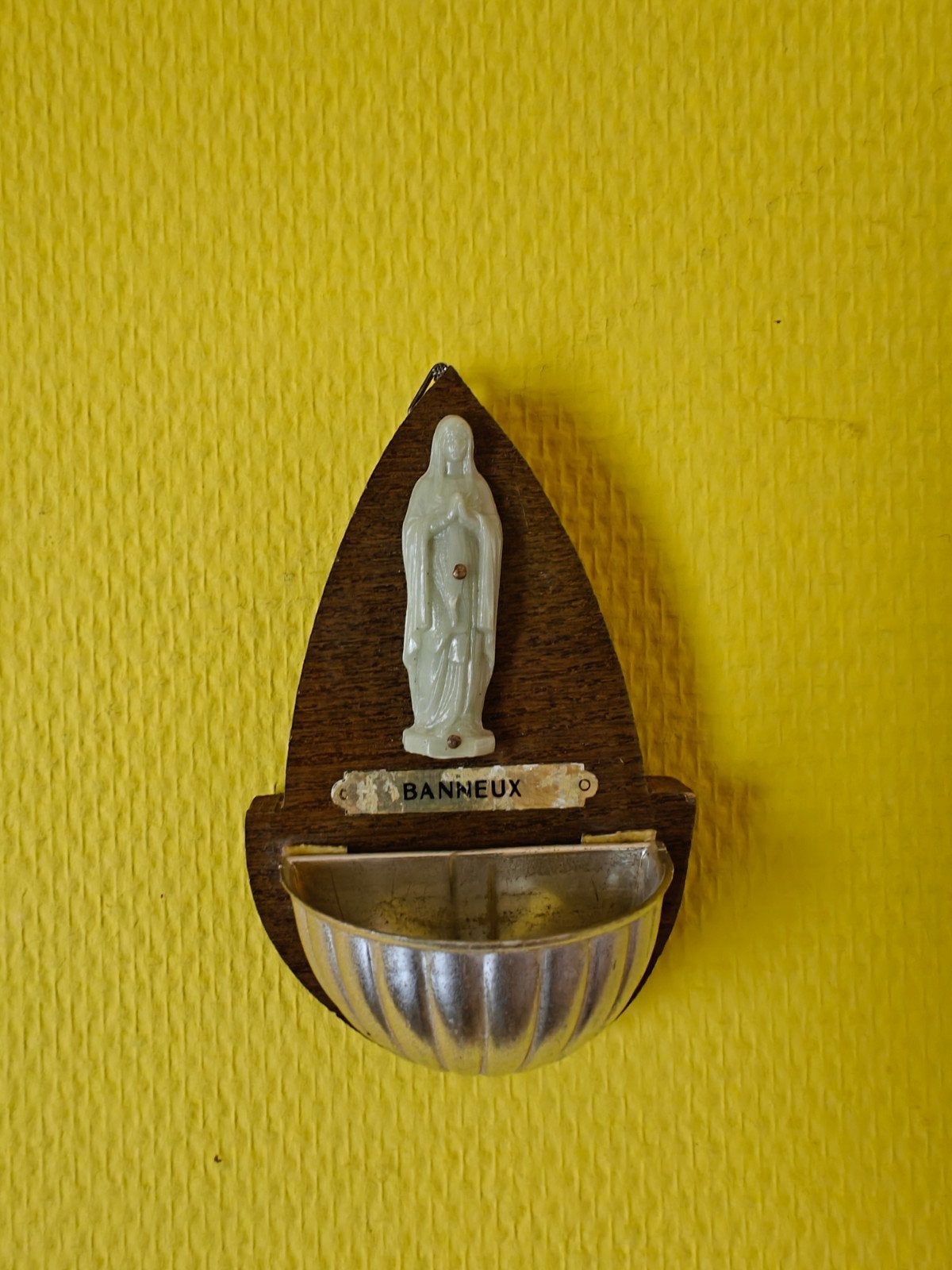 Vintage Benitier, Ophalen of Verzenden, Gebruikt, Overige typen, Christendom | Katholiek