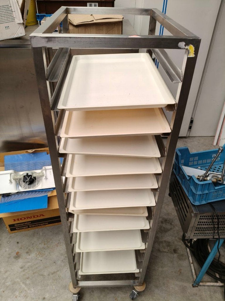 inox kar , platen kar, Ophalen, Gebruikt
