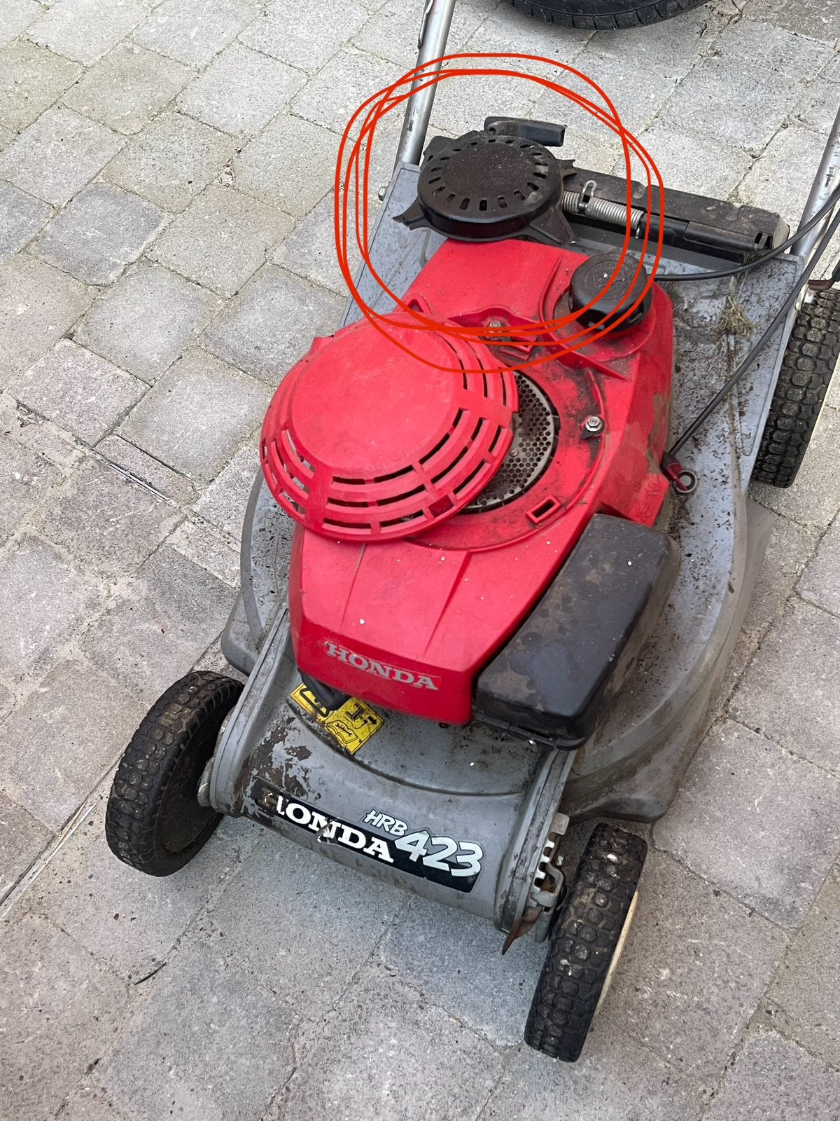 Honda hrb423, Enlèvement, Utilisé