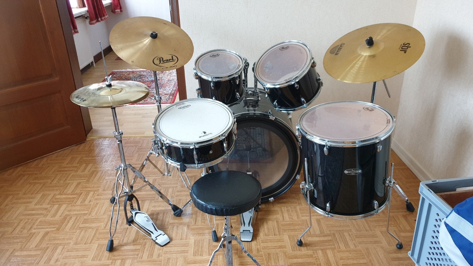 Drumstel (Pearl), Muziek en Instrumenten, Drumstellen en Slagwerk, Ophalen, Pearl