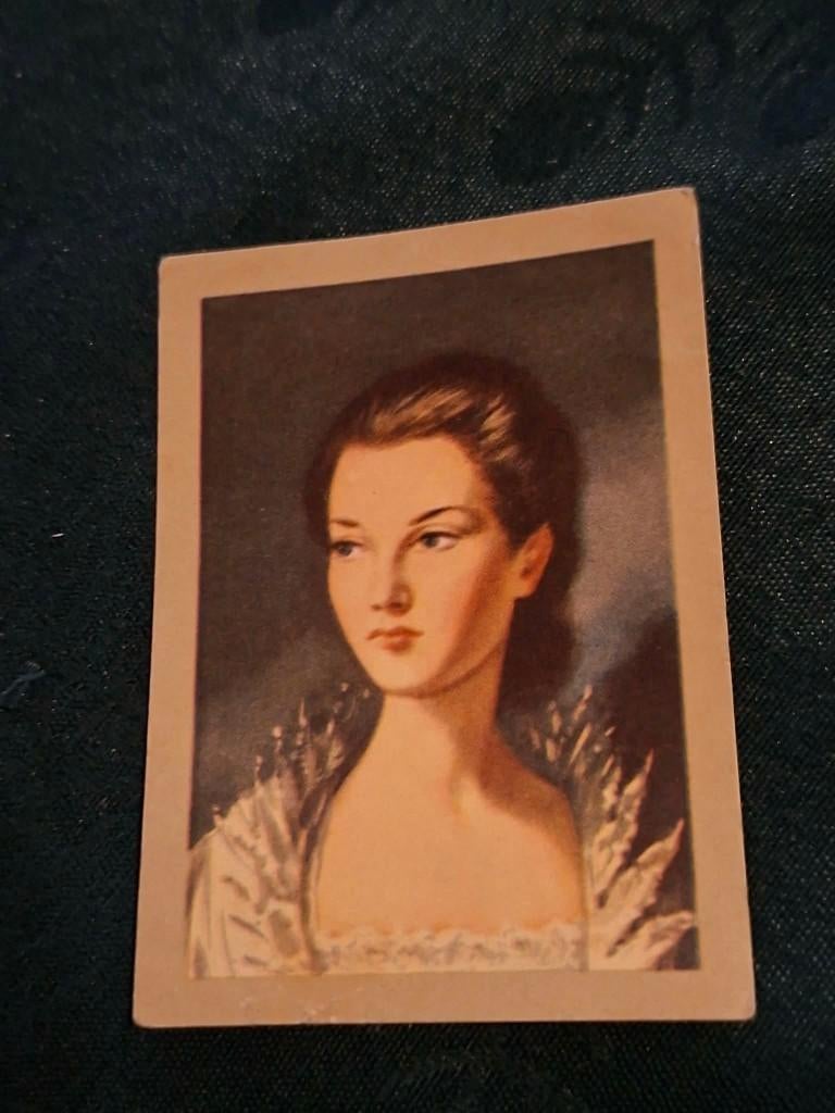 Prentje/Chromo : Markiezin de Pompadour/Chocolade Jacques, Verzamelen, Gebruikt, Ophalen of Verzenden, Voor 1940, Prent