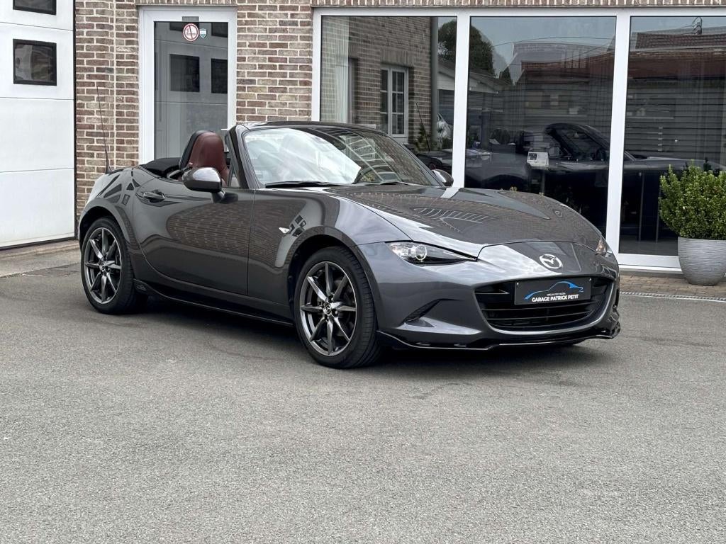 Mazda MX-5 2.0 ND SKYCRUISE Takumi / Aero Pack / 52000km, Autos, Cuir, Entreprise, Boîte manuelle, Entretenue par le concessionnaire