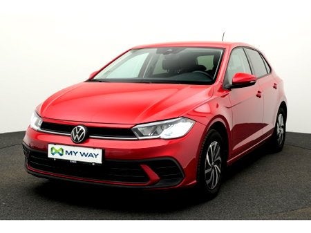 Volkswagen Polo Polo Life Business 1.0 TSI OPF  70 kW (95 pk, Auto's, Parkeersensor, Polo, Rood, https://public.car-pass.be/vhr/9d077b7a-dc92-4576-9e40-ad2f73dc4ec7
