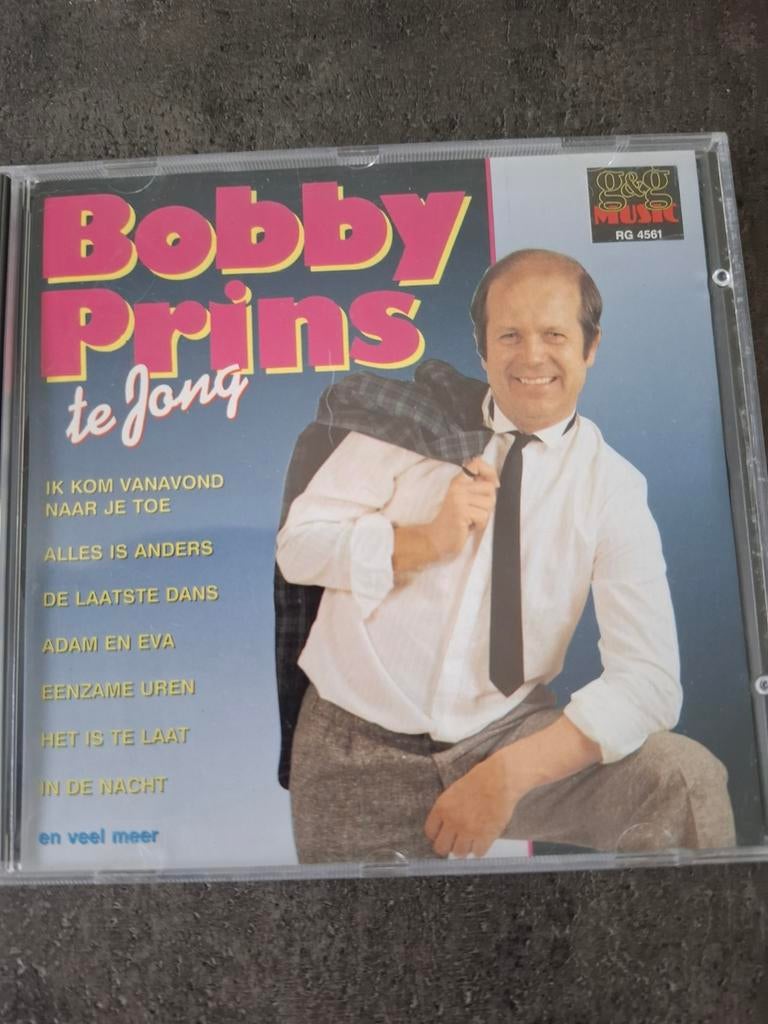 5 CD s' van BOBBY PRINS, Ophalen, Zo goed als nieuw