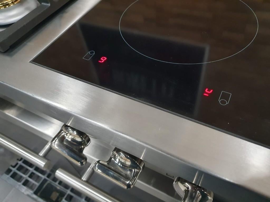 Luxe Westahl Fornuis 150cm RVS 3 ovens Tepan yaki CoupedeFue, Gaz, Classe énergétique A ou plus économe, Comme neuf, Enlèvement