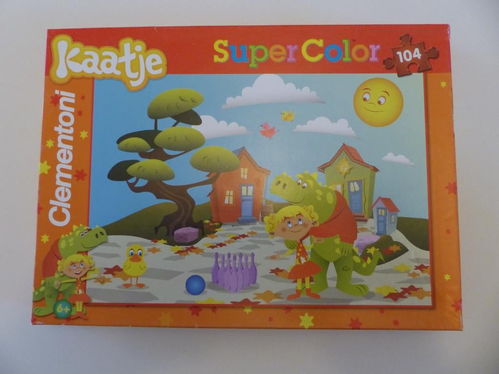 Puzzel kaatje 6+ 104 stukjes, Ophalen of Verzenden, Meer dan 50 stukjes, Zo goed als nieuw, 6 jaar of ouder