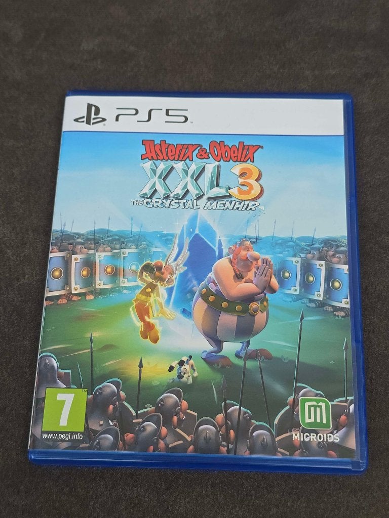 Asterix & Obelix XXL 3 The Crystal Menhir voor PS5, Games en Spelcomputers, Avontuur en Actie, Gebruikt, 2 spelers, Eén computer