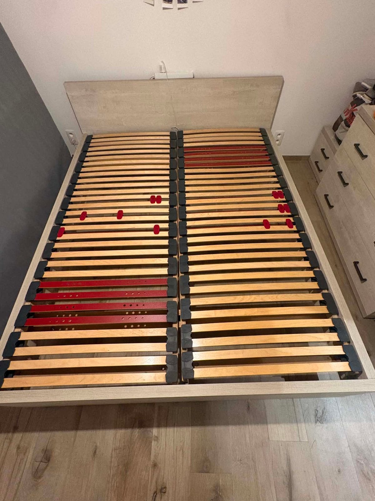 •••Lit 160cm + sommier parfaite etat•••, Maison & Meubles, Enlèvement, Comme neuf, Sommier